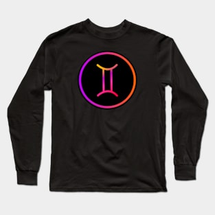 Gemini Zodiac Long Sleeve T-Shirt